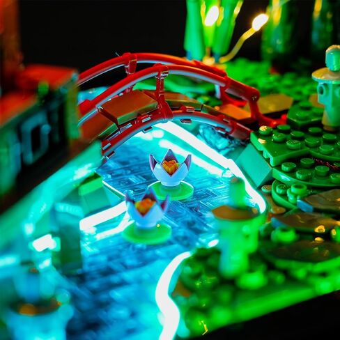 LED Lighting Kit for Lego Tranquil Garden 10315, LED Light Compatible with Lego 10315 Building Block Models (Remote Control Version) in Kuwait