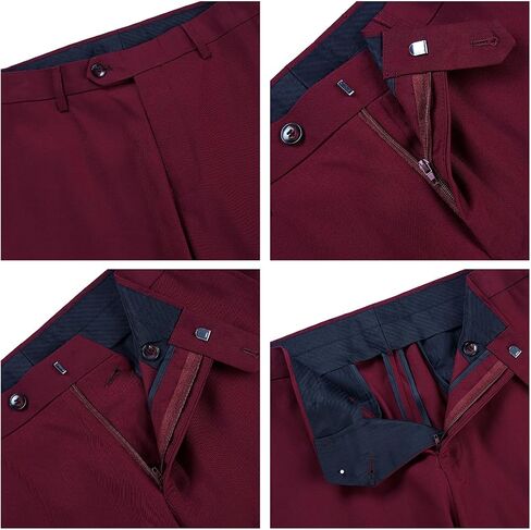 Mens 3 Piece Tuxedo Suits Slim Fit Casual Suit Blazer Two Button Wedding Prom Jackets Vest&Trousers in Kuwait
