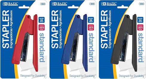 BAZIC Standard (26/6) Metal Stapler w/ 500 Ct. Staples in Saudi Arabia
