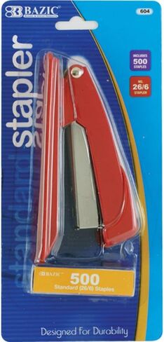 BAZIC Standard (26/6) Metal Stapler w/ 500 Ct. Staples in Saudi Arabia