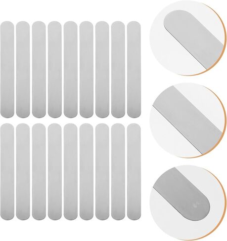 Operitacx 4pcs Bracelet Core Corsage Bracelet Bangles for Jewelry Making Bracelet Bending Abrazaderas De Metal Leather Kit Jewlery DIY Blanks Bangle Curved Rod 304 Stainless Steel Adjustable in Kuwait