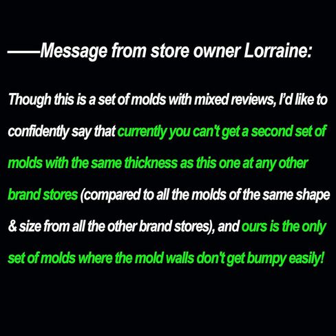 【تصميم سميك】 قوالب صابون سيليكون مكونة من قطعتين، مجموعة قوالب صابون مصنوعة يدويًا على شكل مستطيل من Fuehbur مناسبة لصنع الصابون، وقالب خبز الكيك، وقالب الشوكولاتة - عبوتان in Kuwait