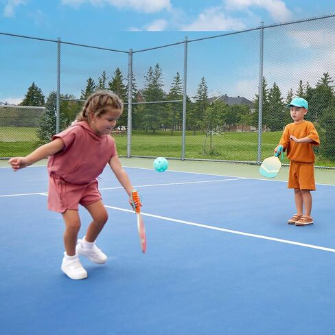 B. toys- Paddle Ball Game – Hand Trampoline Set – Poppin’ Paddles – 2 Bouncy Discs & 2 Balls – Catch & Toss Sports Games for Kids – 3 Years + in Kuwait