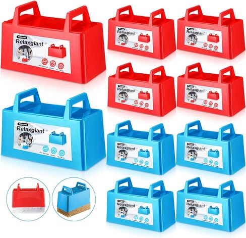 10 Pack Snow Brick Makers, Kids Snow Toys Sand Beach Brick Makers Snow Sand Castle Building Kit for Boys and Girls Outdoor Play Winter Snow or Summer Sandbox Play Tool(Blue/red) in Saudi Arabia