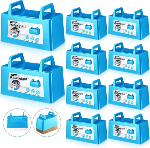 10 Pack Snow Brick Makers, Kids Snow Toys Sand Beach Brick Makers Snow Sand Castle Building Kit for Boys and Girls Outdoor Play Winter Snow or Summer Sandbox Play Tool(Blue/red) in Saudi Arabia