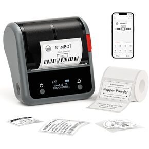 NIIMBOT K3 Label Printer, 3 Inch Label Maker with High-Speed, Bluetooth and USB Connection, Support Smartphone & PC, Thermal Label Maker for Small Business and Home Office