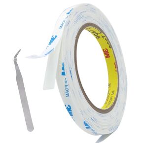 Double Sided Tape,16.5ft PE Foam Tape Heavy Duty,Strong Adhesive Mounting Tape Strips for Picture Hanging Poster,Removable Waterproof No Wall Damage