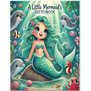 A Little Mermaid's Sketchbook: A Fun and Creative Mermaid-Themed Sketchbook for Kids Aged 4-8 | Perfect for Drawing, Doodling, and Imagination with Sea Life Friends