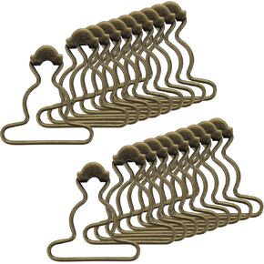 20Pcs Suspender Clips Dungaree Overall Buckles Matal Overall Clasp Replacement Overall Clips