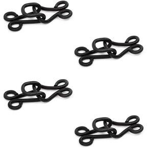 Lakesstory Hook & Eyes for Bra, Clothing, Trousers, Skirt - 4 Sets in a Pack - Sewing Fasteners - Unisex, Adult - 4 count