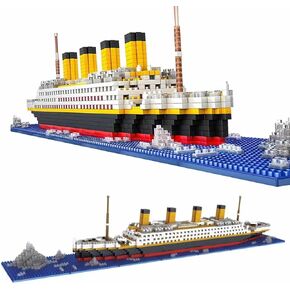 Titanic Ship Micro Mini Building Blocks Set, 1860 Pcs 3D Puzzle Sets DIY Educational Toys Gift for Adults and Kids…