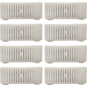8 Packs T-Shaped Suction Cup Water Fountain Replacement Filter for Mini Vortex Pet and Swan Cat Drinking Water Fountain