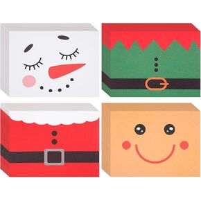 Zhanmai 48 Pieces Christmas Envelopes 4 Assorted Holiday Envelopes 4 x 6 Gift Card Envelopes Colored V Flap Envelopes for Christmas Greeting Cards Holiday Invitations Supplies