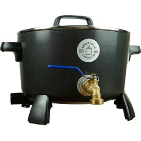 Wax Melter for Candle Making, Holds 18lbs of Melted Wax, Mechanically Secured Spout