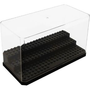 15PCS Minifigure Display Case for Lego Minifigure Clear Acrylic Building Block Display Box Storage for Action Figures Blocks Stackable Storage Case Gift for Lego Lovers