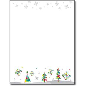 Prismatic Holiday Stationery - 80 Sheets