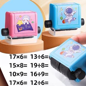 Roller Addition and Subtraction Math Teaching Seal, Math Addition and Subtraction Practice Homework Within 100, Children's Student Math Addition and Subtraction Practice Toys