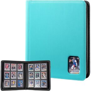 ProCase Top Loader Binder for Cards, Holds 324 Toploaders with 9 Pockets, Toploader Storage for Trading Cards or Sports Cards, compatible with TCG, MTG in 3"x4" Toploaders -Yellow