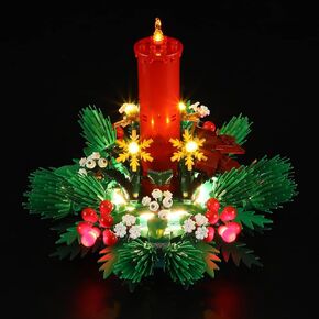 LED Light Kit for Lego 40743 Christmas Table Decoration Set, Compatible with Lego 40743 Building Blocks Model(Not Include Blocks Set)