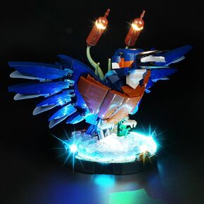 LED Lighting Kit for Lego Icons Kingfisher Bird, LED Light Compatible with Lego 10331 Building Block Models (Not Include Lego Set)