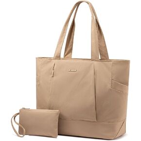 LOVEVOOK Tote Bag for Women Work Travel, Lightweight Teacher Work Tote Bag With Zipper With Laptop Compartment, Nurse Handbag