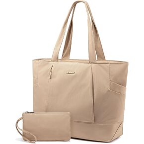 LOVEVOOK Tote Bag for Women Work Travel, Lightweight Teacher Work Tote Bag With Zipper With Laptop Compartment, Nurse Handbag in Kuwait