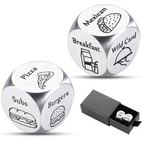 Gag Gifts Santa Swap Gift Exchange Dice Stocking Stuffers for Women Men Christmas Party Gift for Adults Secret Santa Gifts White Elephant Gift for Boyfriends Christmas Games for Family Party 2pc