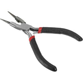 PATIKIL 5 Inch Jewelry Plier, Steel Long Needle Nose Plier Tool for Crafts Jewelry Making Wire Wrapping, Black
