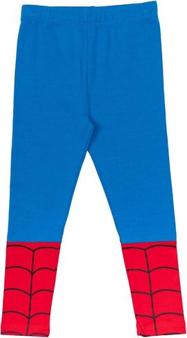 Marvel Avengers Spider-Man Spider-Gwen Captain America Girls Cosplay T-Shirt and Leggings Toddler to Little Kid in Saudi Arabia