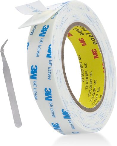 Double Sided Tape,16.5ft PE Foam Tape Heavy Duty,Strong Adhesive Mounting Tape Strips for Picture Hanging Poster,Removable Waterproof No Wall Damage in Saudi Arabia