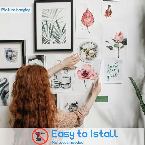 Double Sided Tape,16.5ft PE Foam Tape Heavy Duty,Strong Adhesive Mounting Tape Strips for Picture Hanging Poster,Removable Waterproof No Wall Damage in Saudi Arabia