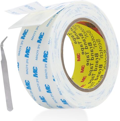 Double Sided Tape,16.5ft PE Foam Tape Heavy Duty,Strong Adhesive Mounting Tape Strips for Picture Hanging Poster,Removable Waterproof No Wall Damage in Saudi Arabia
