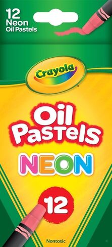 Crayola 1587143 Neon Oil Pastels Set of 12 in Saudi Arabia