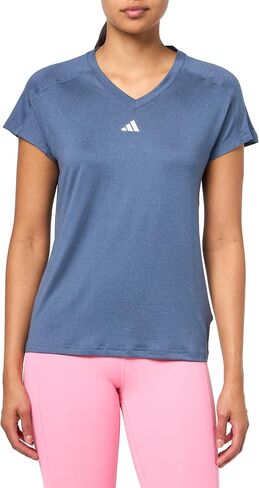 adidas Women's Train Essentials Minimal Branding V-Neck T-Shirt in Saudi Arabia