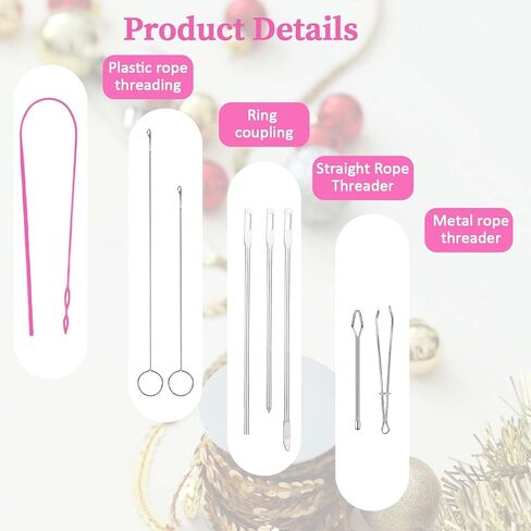 8 Pcs Loop Turner Drawstring Threader Tool Metal Loop Turner Hook with Latch Flexible Drawstring Threader Sewing Threader Clips for Jackets Coats Pants Hoodies Loop Turner Sewing Tool in Saudi Arabia