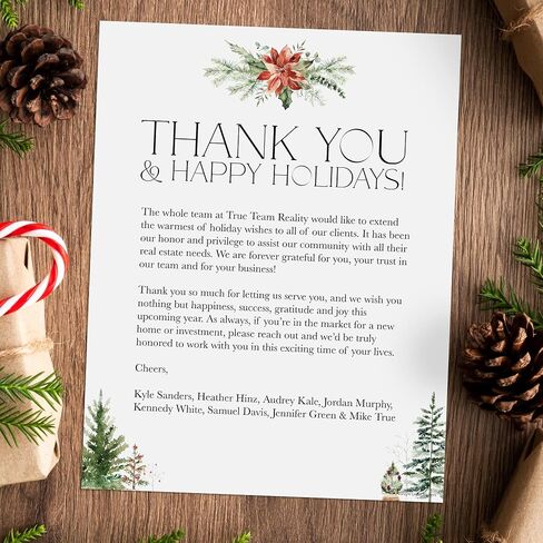 Pine Sprigs Greenery Letterhead / 40 Festive Holiday Printer Sheets / 8.5" x 11" Evergreen Tree Christmas Paper/Decorative Winter Floral Stationery in Saudi Arabia