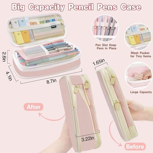 52 PCS Aesthetic School Supplies with Highlighters, Mechanical Pencils, Color Ink Gel pens, Pencil Case, Bible Study Supplies, Pens Pencils and Highlighters Set, Stationary Set for Student in Saudi Arabia