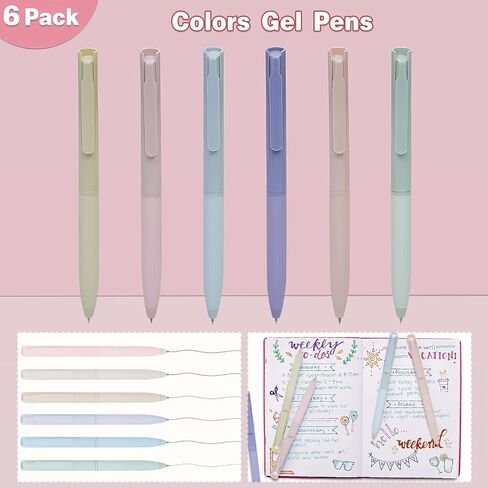 52 PCS Aesthetic School Supplies with Highlighters, Mechanical Pencils, Color Ink Gel pens, Pencil Case, Bible Study Supplies, Pens Pencils and Highlighters Set, Stationary Set for Student in Saudi Arabia