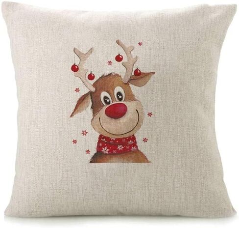 10 Sheets Christmas Iron on Stickers Iron on Decals Patches Heat Transfer Stickers Christmas Iron on Appliques for Pillow Covers T-Shirt Jackets Hoodies DIY Decoration (Christmas Deer) in Saudi Arabia