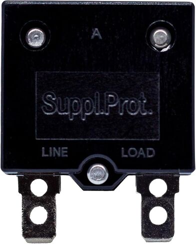 قطعتان من صمام إعادة الضبط التلقائي 24 فولت 35 أمبير، قاطع الدائرة الحرارية، واقي الحمل الزائد الحالي مناسب لسيارات اللعب الكهربائية للأطفال 24 فولت. in Kuwait