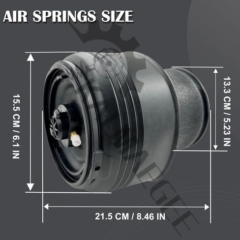زوج من أكياس تعليق الهواء الخلفي الربيعية المتوافقة مع BMW X5 E70 X6 E71 2007-2014 37126790078 in Kuwait