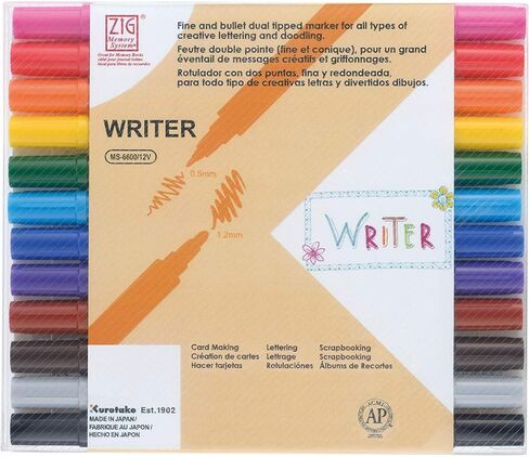 Zig Memory System Writer Dual-Tip Markers, Multicolor, 8-Pack in Saudi Arabia