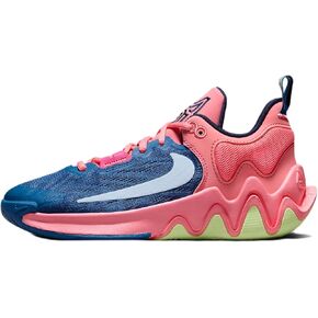 Nike Giannis Immortality 2 Big Kids' Basketball Shoes Grade School, Pink Gaze/Celestine Blue, 4 Big Kid