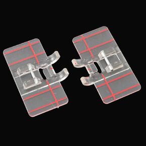 2PCS Sewing Machine Presser Foot Border Guide