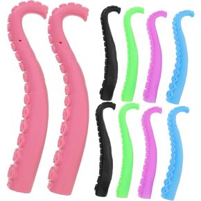jojofuny 10pcs Octopus Finger Cots Tentacles Mcphee Hands Octopus Hand Toy Sea Animal Finger Puppets Xmas Stocking Stuffer Octopus Tentacle Child Halloween Lipstick