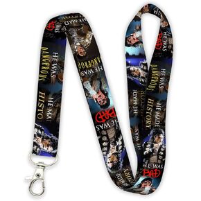 MichaeI J King Of Pop Vintage Lanyard