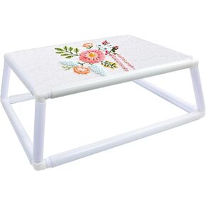 guofa Tube Emboidery Hoop Frame, 2-Tier Trapezium Cross Stitch Frame for Needlework, 9.84''x13.77'' Stable Quilting Frame for Sewing Crafts