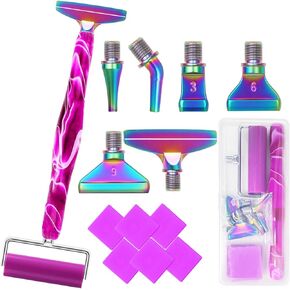 Diamond Painting Pen Accessories Tools with Screw Metal Tips Roller Ergonomic Diamond Art Pens Bead Dot Drill Pens for Diamond Art Craft Nail