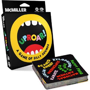UpRoar! The Card Game of Silly Sounds - Funny Family Party Game for Kids, Adults, 2+ Players, Eco, Sustainable, Fun, Birthday Gift, Game Night, Stocking Stuffer, Halloween, Thanksgiving, Christmas