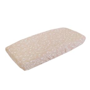 Premium Knit Changing Pad Cover by Copper Pearl: Soft, Stylish, and Universal Fit for All Standard Diaper Changing Pads, Trendy Design Changing Pad Covers, Birdie